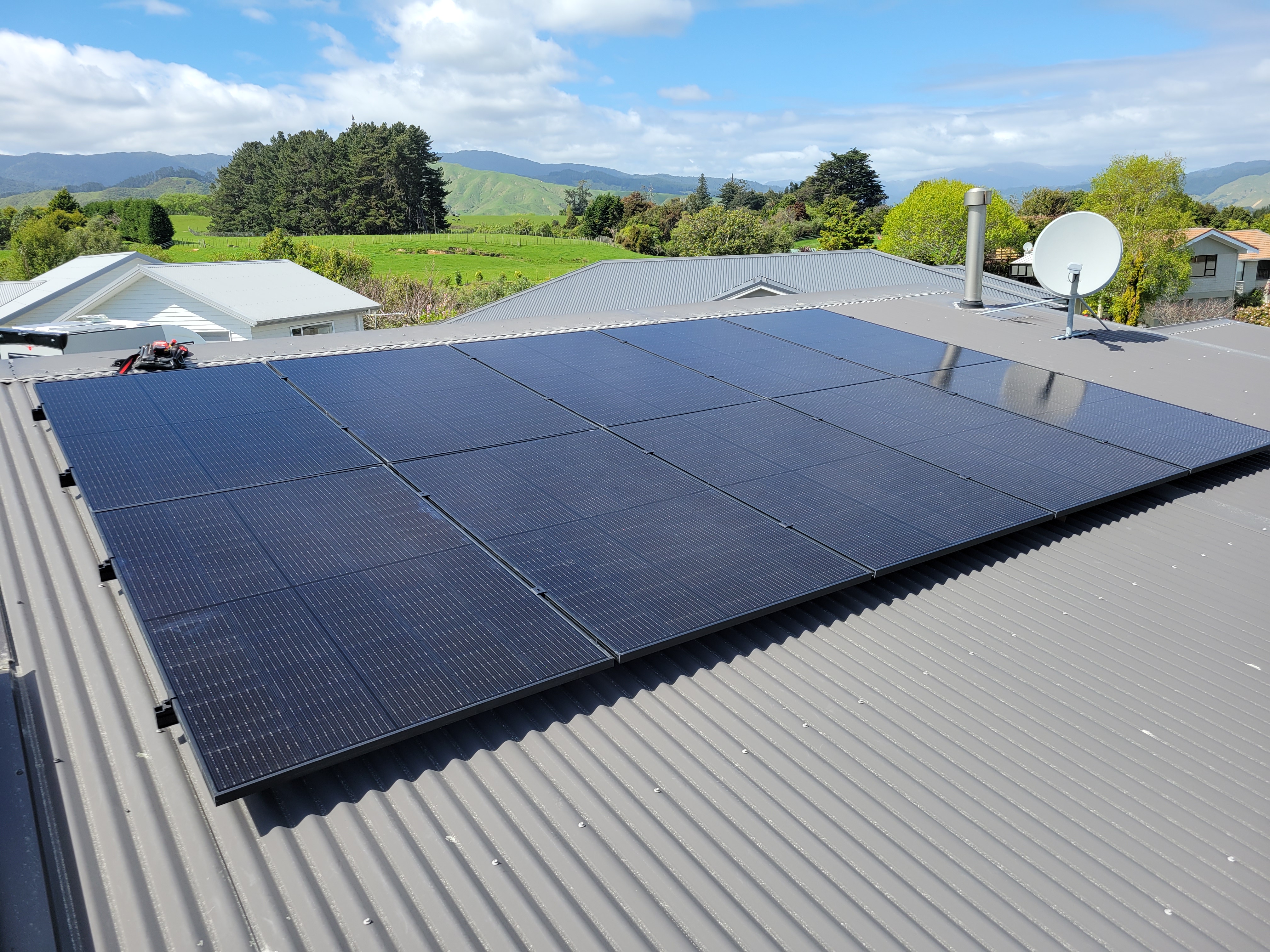 Residential solar installation